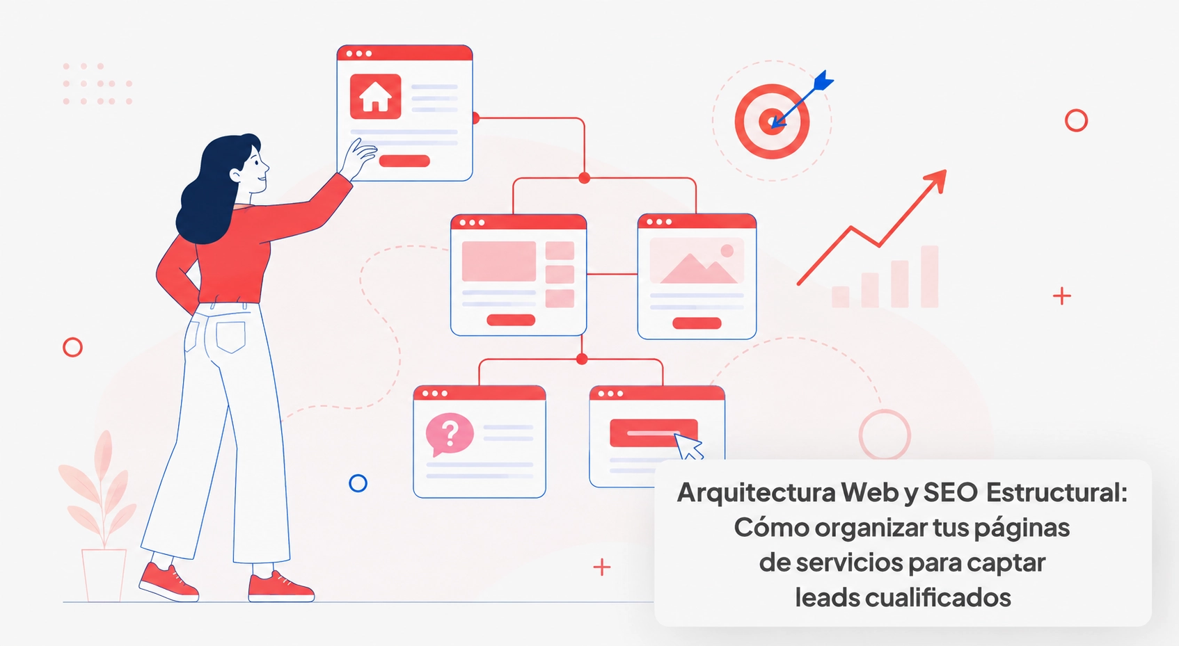 Arquitectura Web y SEO Estructural: Cómo organizar tus páginas de servicios para captar leads cualificados